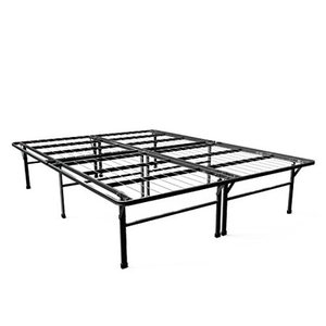 lot 35035 image: Zinus Gene 16 Inch SmartBase Deluxe Mattress Foundation  2 Extra Inches high for Under-bed Storage  Platform Bed Frame  Box Spring Replacement  Strong, Sturdy  Quiet Noise-Free, Queen