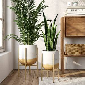 lot 35038 image: Paloma Modern Planters (Set of 2)