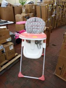 lot 35090 image: Pink high chair