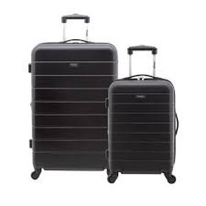 lot 35088 image: wrangler suitcases set of 2 black