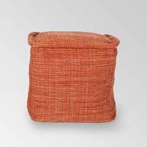 lot 35096 image: cadence boho yarn pouf by Christopher Knight