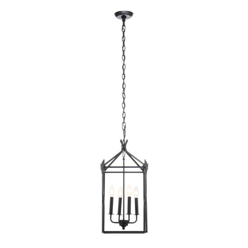 lot 2335 image: World Imports 4 Light Pendant Fixture