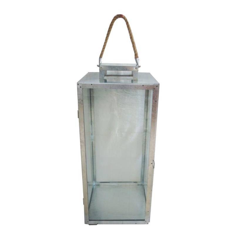lot 2423 image: 30 Galvanized Metal Lantern