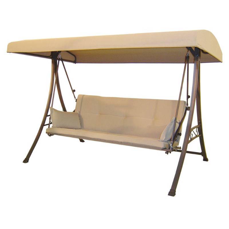 lot 2573 image: 3 Person Futon Swing