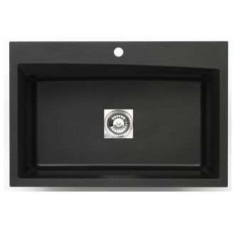 lot 2577 image: Astra cast Work center Metallic Black Sink