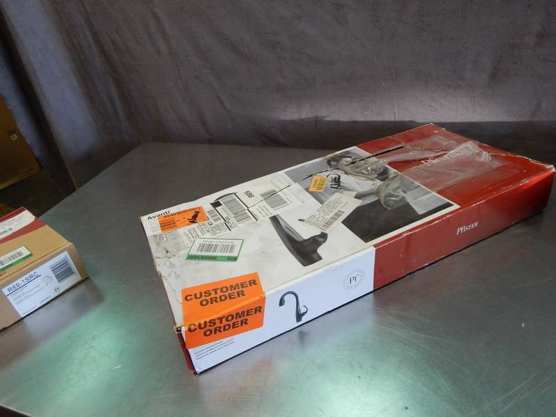 lot 2481 image: Pfister Avanti Pull Down Kitchen Faucet