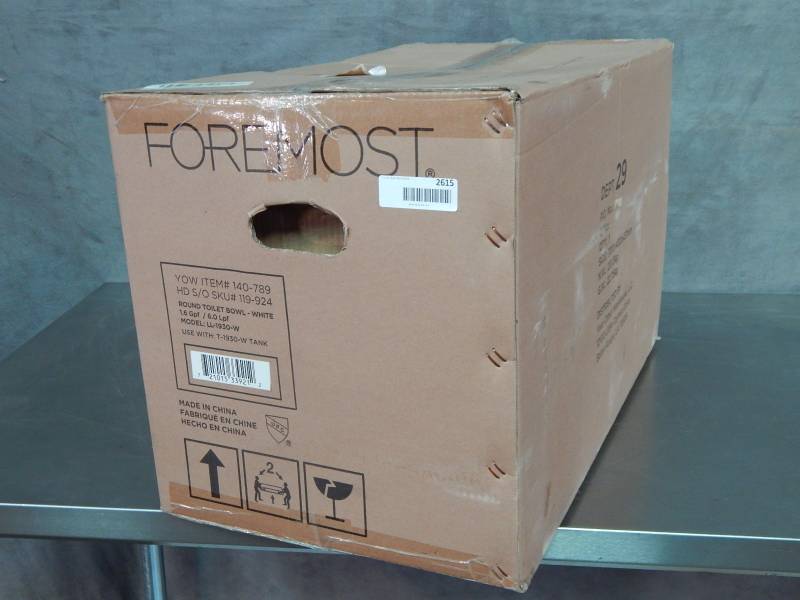 lot 2615 image: Foremost Toilet Bowl