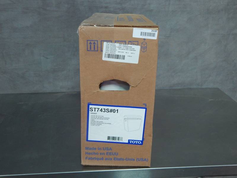 lot 2618 image: Toto Toilet Tank