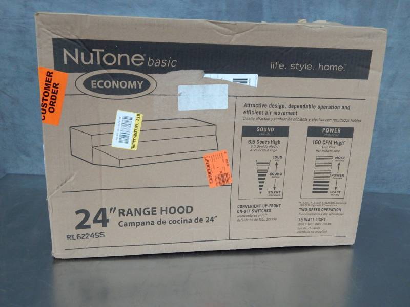 lot 2625 image: Broan 24 Range Hood