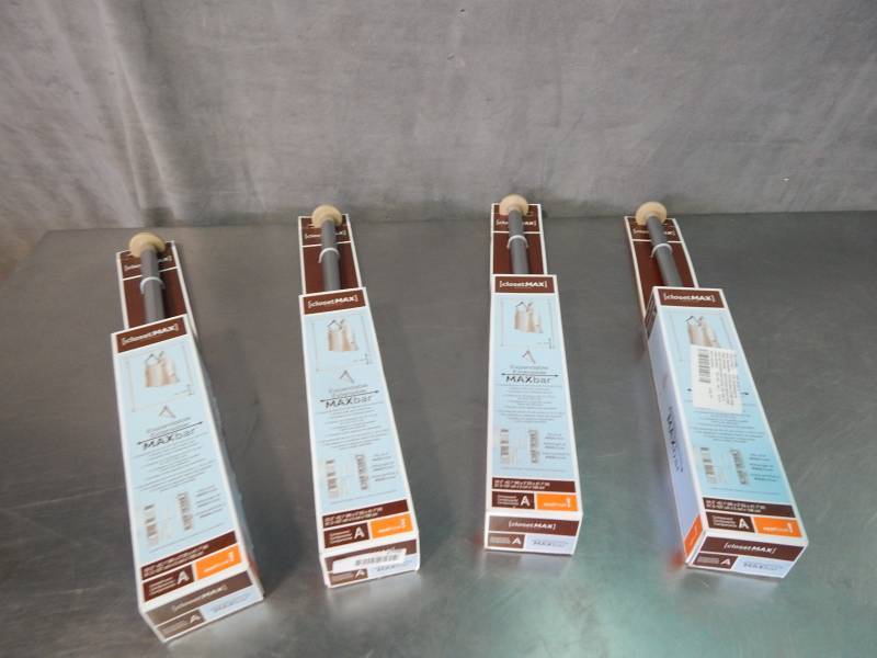 lot 2706 image: Lot of Closet max Expandable Bars