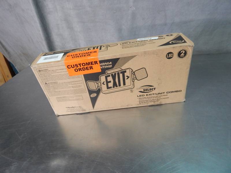 lot 2710 image: Lithonia Lighting LED Exit Lamp