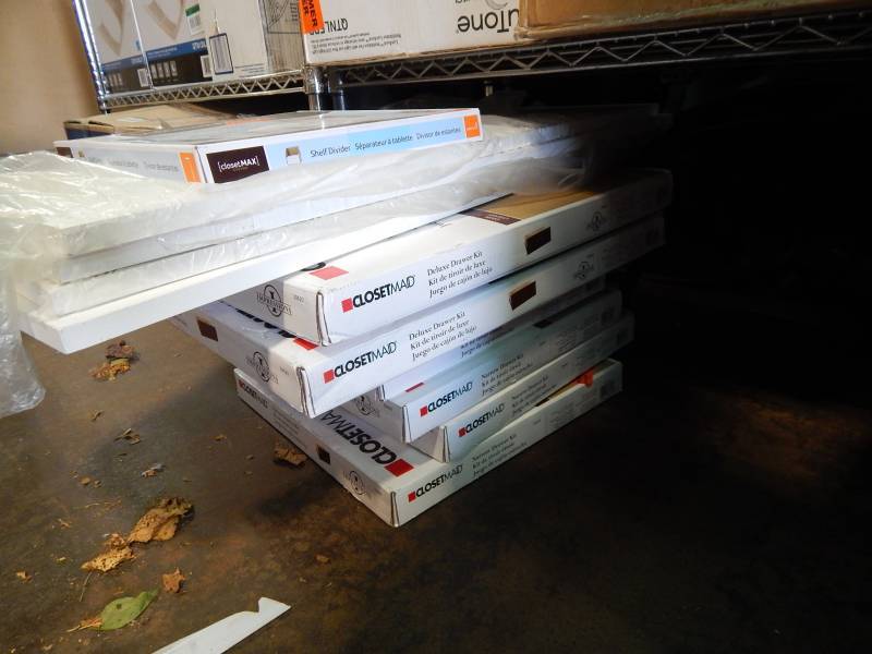 lot 2736 image: Lot of Closet maid Drawer Kits