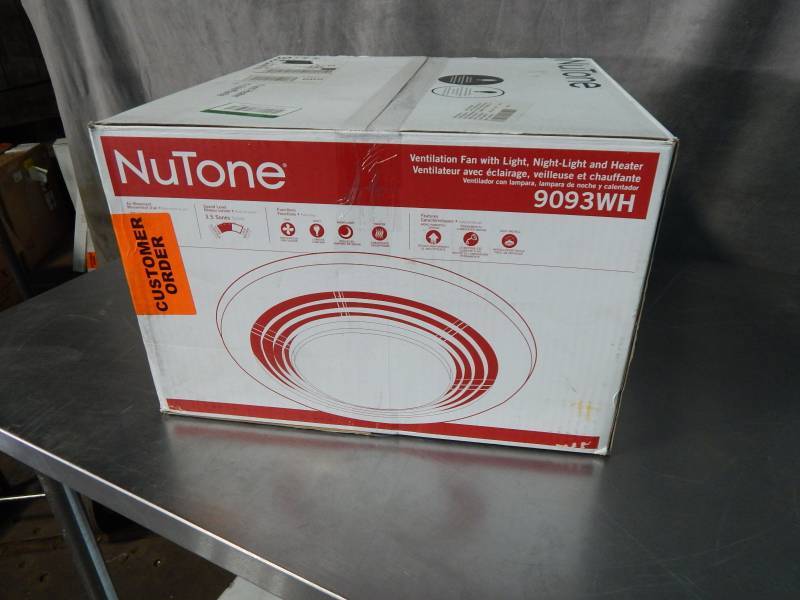 lot 2765 image: Nutone Ventilation Fan With Heat and Night Light