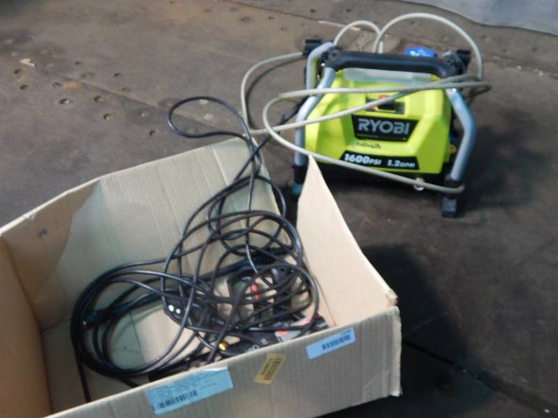 lot 2168 image: Ryobi 1600 PSI Electric Pressure Washer