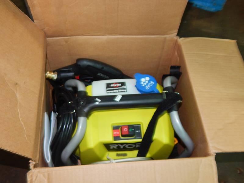 lot 2169 image: Ryobi 1600 PSI Electric Pressure Washer