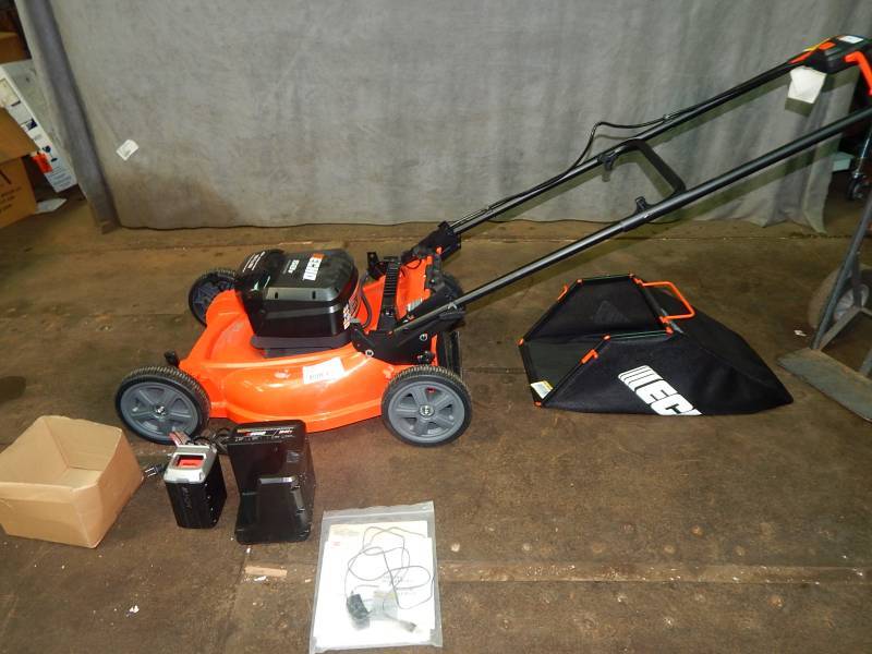 lot 2170 image: Echo 58v Brushless Mower With Battery and Charger