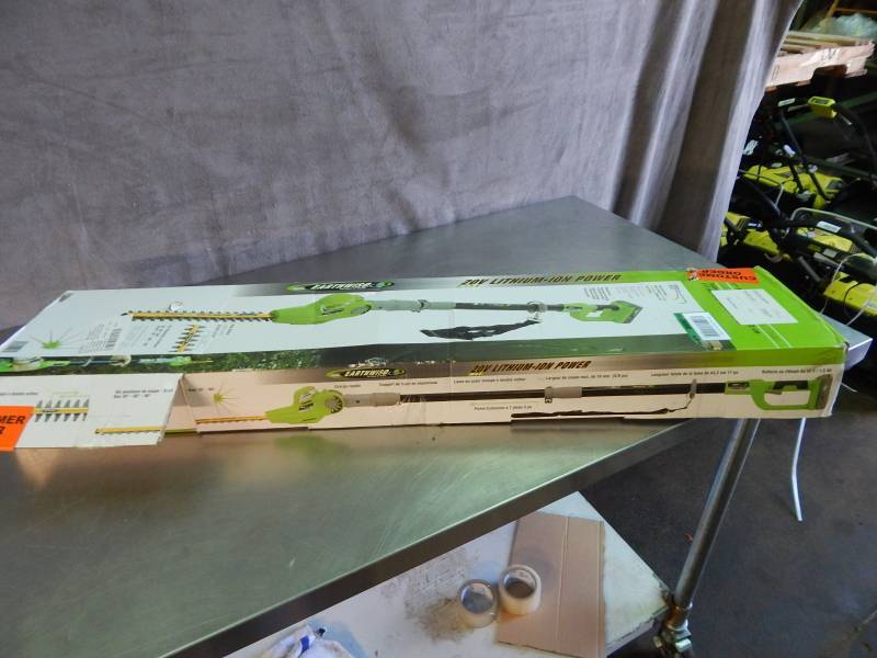 lot 2183 image: Earthwise 24v Pole Hedge Trimmer