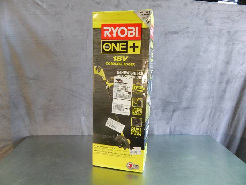 lot 2185 image: Ryobi 18v Cordless Edger