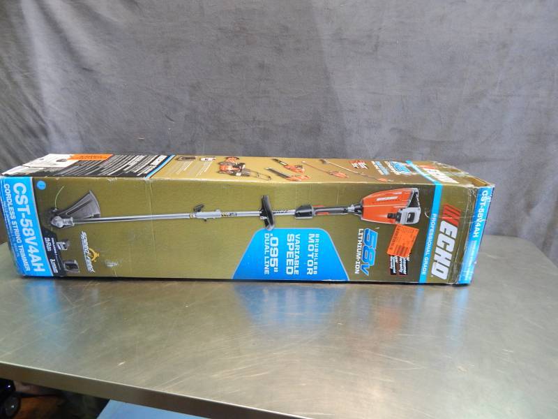 lot 2188 image: Echo 58v Professional Grade Cordless String Trimmer