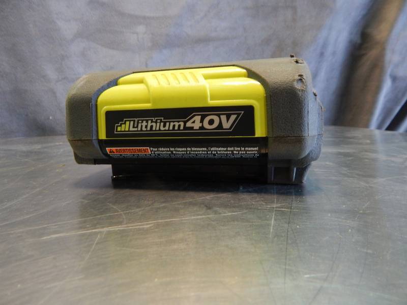lot 2195 image: Ryobi 40v Lithium Battery