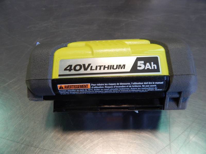 lot 2197 image: Ryobi 40v Lithium Battery