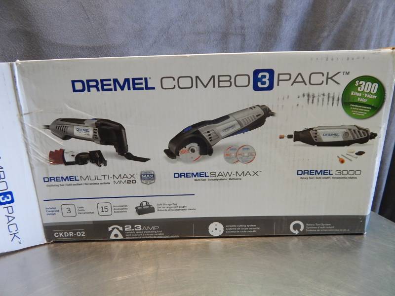 lot 2204 image: Nice Dremel Combo 3 Pack