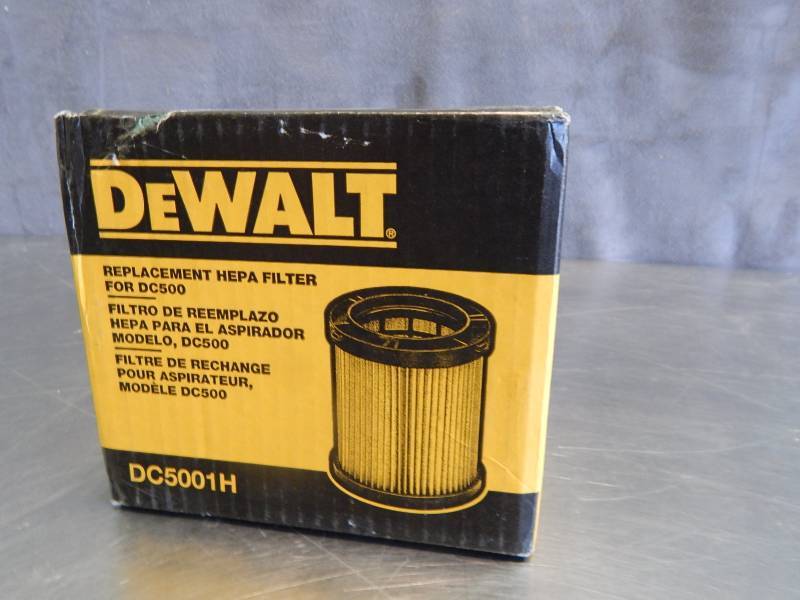 lot 2210 image: DeWalt Replacement Hepa Filter Factory Sealed
