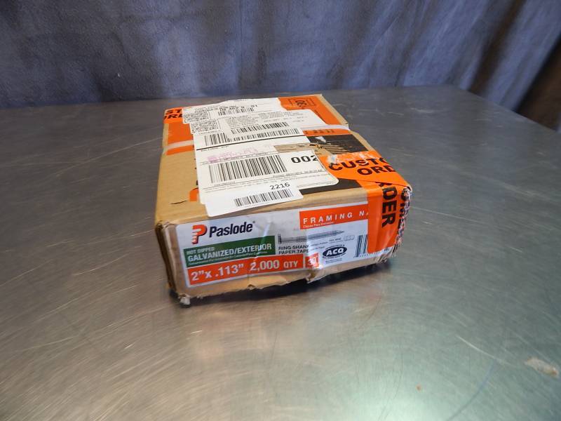 lot 2216 image: Box of Paslode Framing Nails