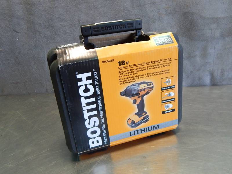 lot 2230 image: Bostitch 18v Hex Chuck Impact Factory Sealed