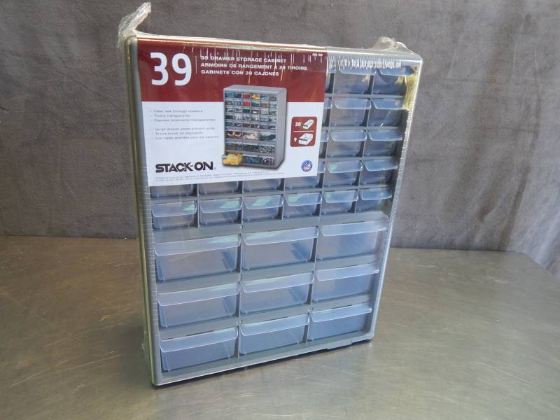 lot 2241 image: Stackon 39 Drawer Storage Organizer
