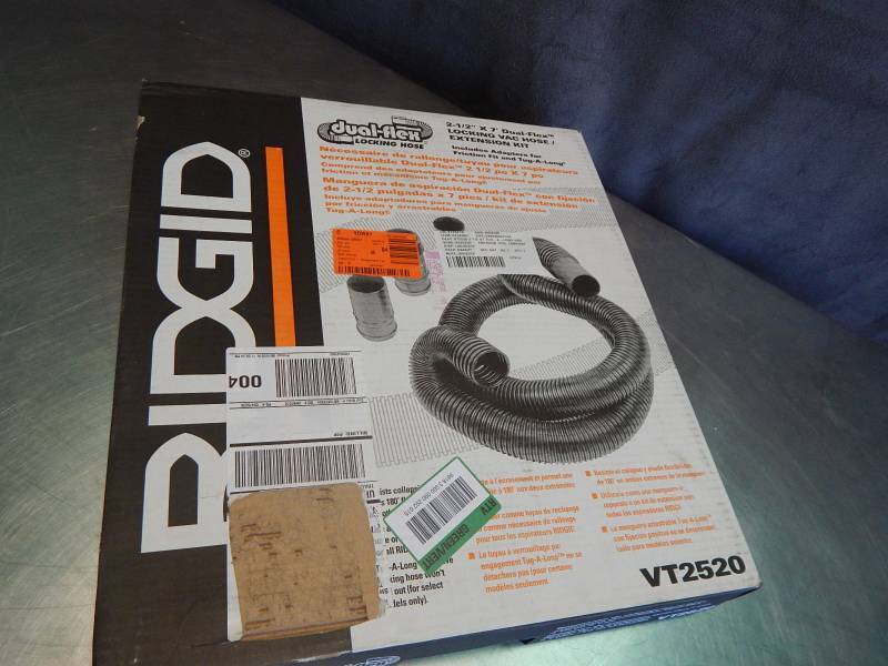lot 2244 image: Ridgid Locking Vac Hose