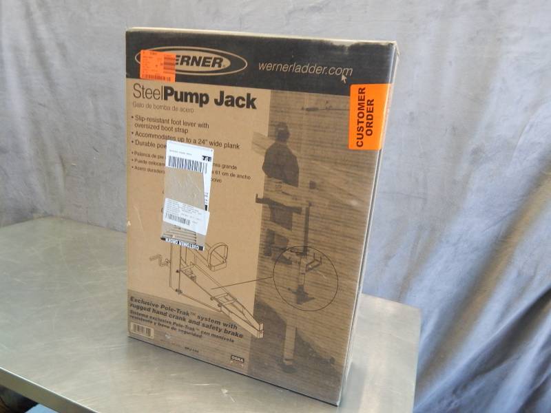 lot 2246 image: Werner Steel Pump Jack Factory Sealed