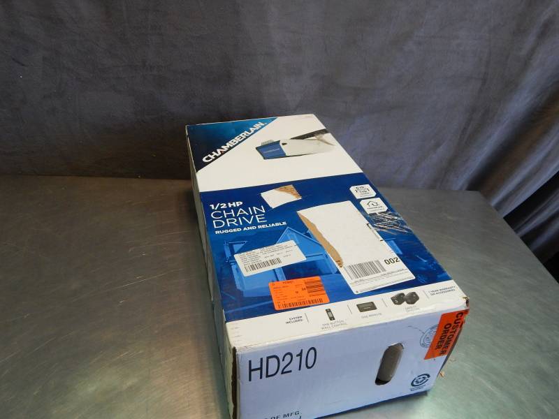 lot 2248 image: Chamberlain 12 hp Chain Drive Garage Door Opener