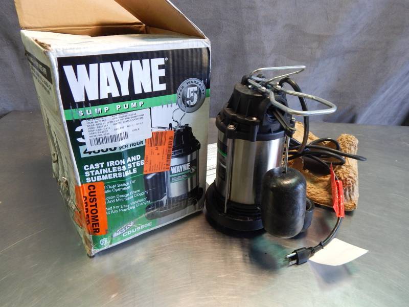 lot 2253 image: Wayne 34hp Submersible Sump Pump