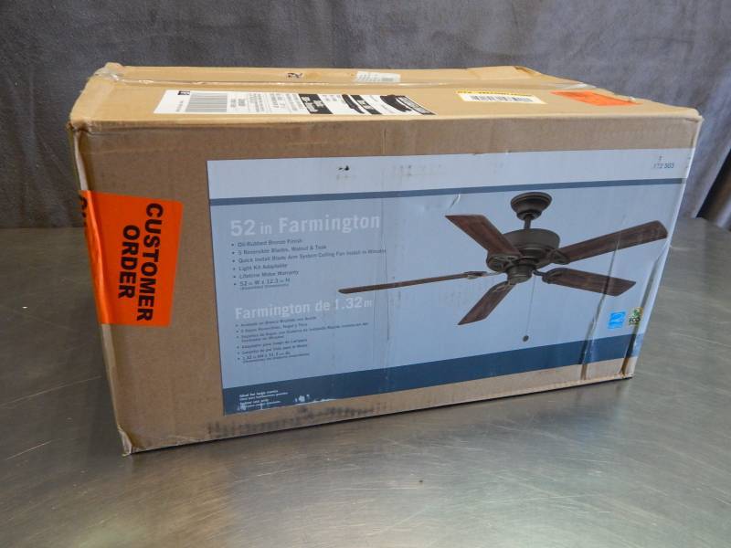 lot 2280 image: 52 Farmington Ceiling Fan Factory Sealed