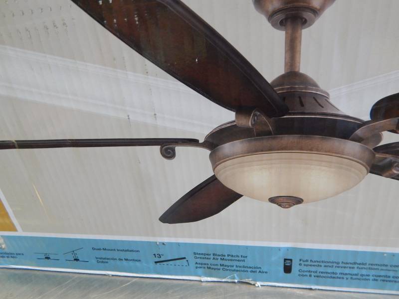 Hampton Bay Victoria 70" Ceiling Fan Factory Sealed ...