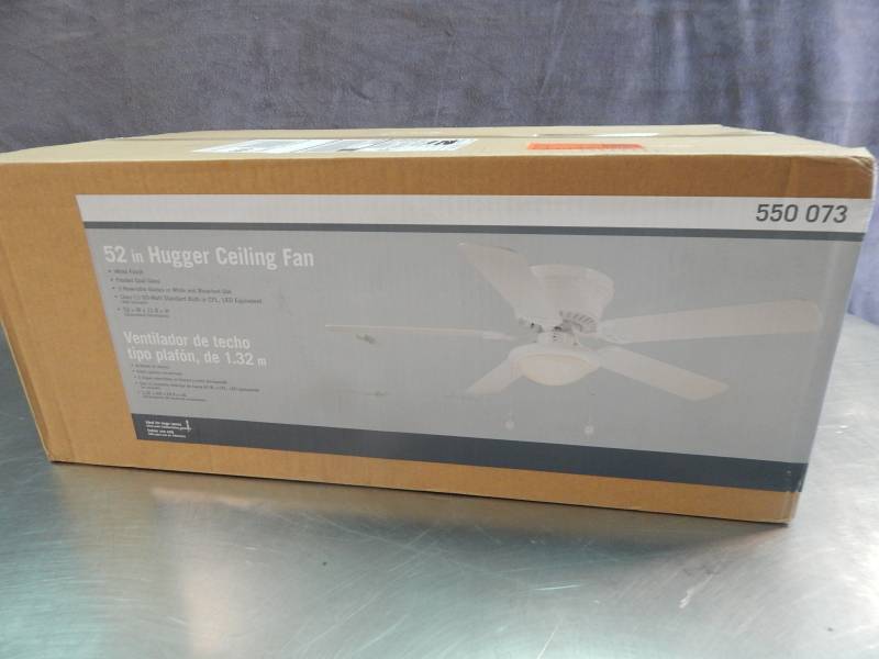 lot 2307 image: 52 Hugger Ceiling Fan Factory Sealed