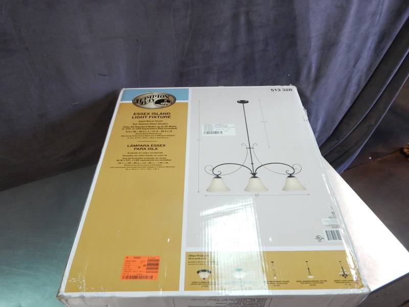 lot 2332 image: Hampton Bay Essex Island Light Fixture