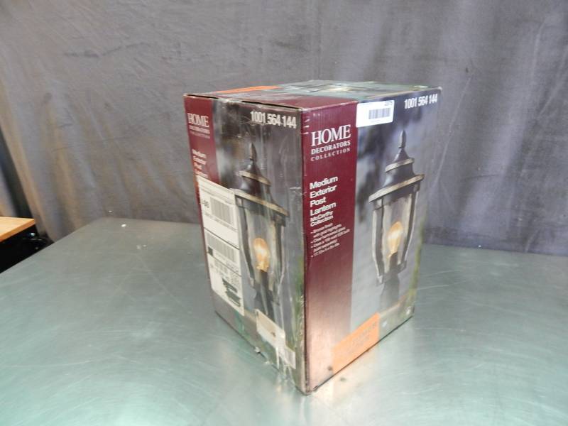 lot 2375 image: Home Decorators Collection Medium Post Lantern