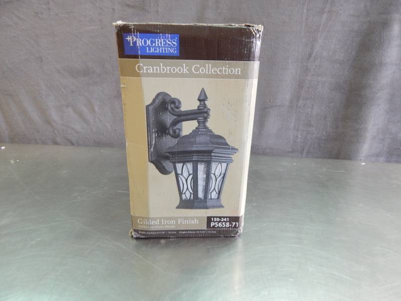 lot 2378 image: Progress Lighting Canbrook Collection Wall Light Fixture