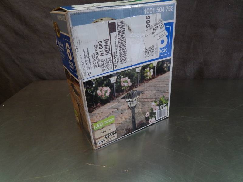 lot 2414 image: Hampton Bay LED Solar Pathway Lights
