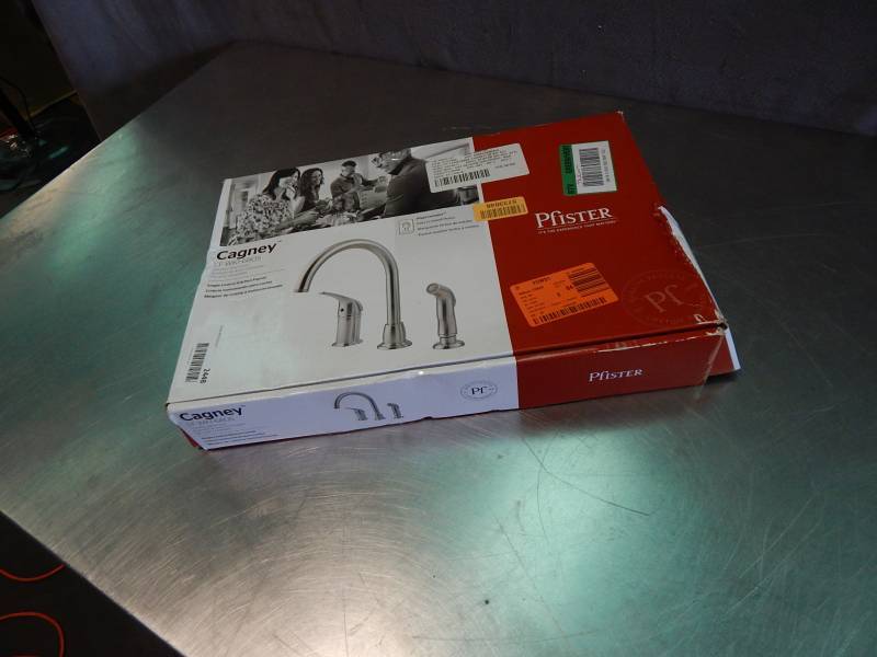 lot 2448 image: Pfister Cagney Single control Kitchen Faucet