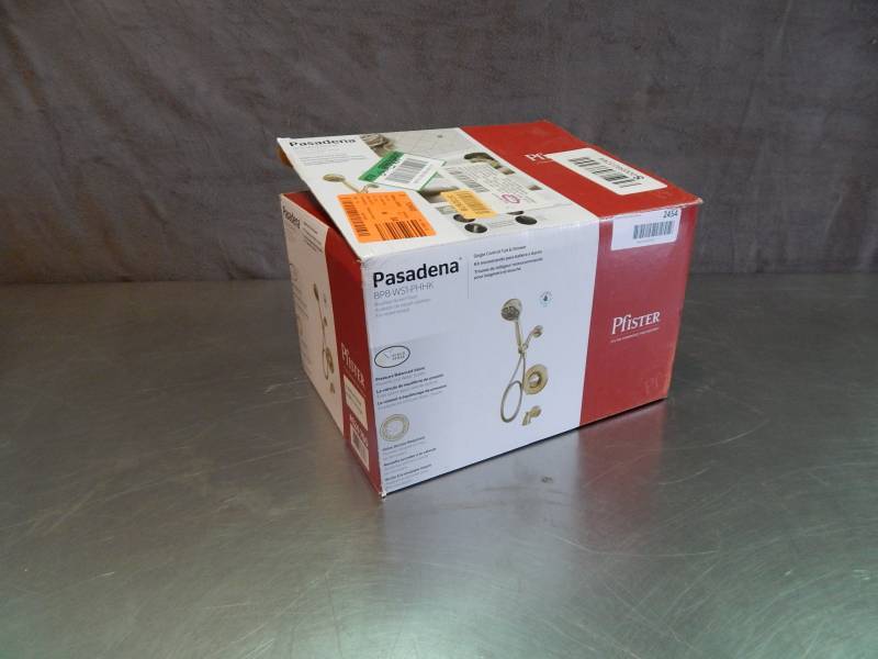 lot 2454 image: Pfister Pasadena Single Control Tub and Shower Kit