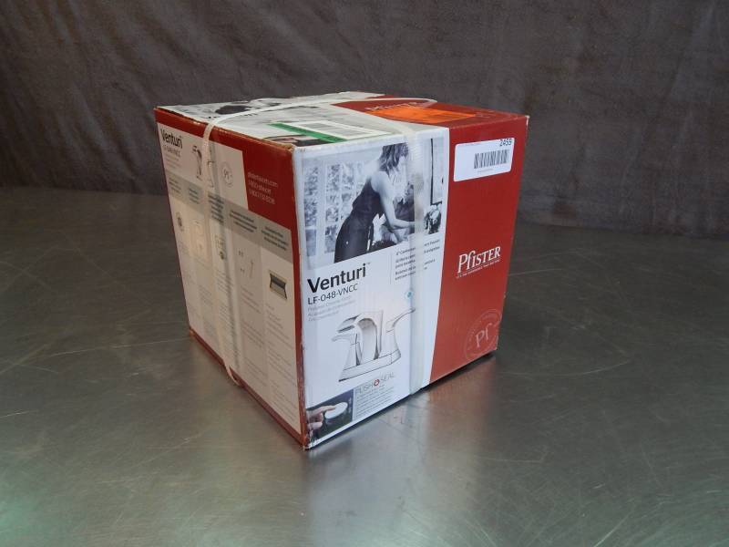 lot 2459 image: Pfister Venturi Center set Lavatory Faucet Factory Sealed