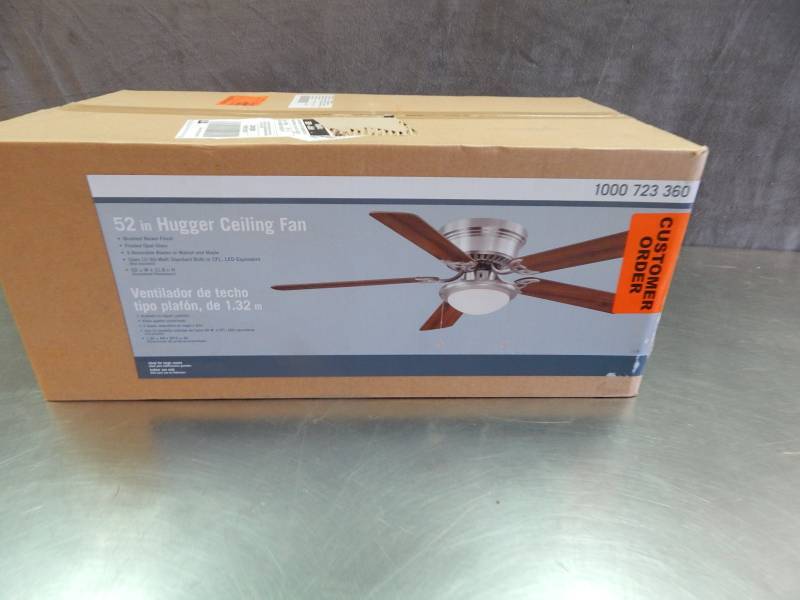 lot 2303 image: 52 Hugger Ceiling Fan Factory Sealed