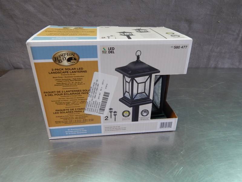 lot 2419 image: Hampton Bay Solar Landscape Lanterns