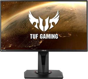 lot 15214 image: ASUS TUF Gaming VG259QM 24.5inch Monitor, 1080P Full HD (1920 x 1080), Fast IPS, 280Hz (Supports 144Hz), G-SYNC Compatible, Extreme Low Motion Blur Sync, 1ms, DisplayHDR� 400, DisplayPort HDMI (Retails $299.00)