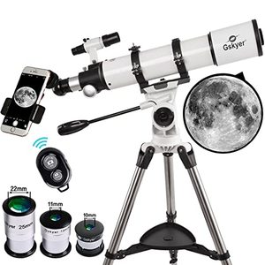 lot 15215 image: Gskyer Telescope, Telescopes for Adults, 600x90mm AZ Astronomical Refractor Telescope, Telescope for Kids, Telescopes for Adults Astronomy, German Technology Scope (What Appears to be Used )