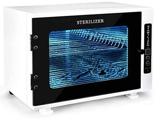 lot 64427 image: UV Room Temperature Sterilizer.The Room Temperature Ultraviolet Disinfection Cabinet, Can Sterilize Electronic Products Such as Mobile Phones.Two Timer Setting Modes (8-30 min) (Retails $104.99)