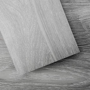 lot 64431 image: Art3d 54 Sq.Ft Peel and Stick Floor Tile Vinyl Wood Plank, Light Grey, Rigid Surface Hard Core Easy DIY Self-Adhesive Flooring